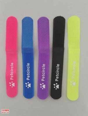 訂貨生產(chǎn)LOGO魔術(shù)貼綁帶 彩色尼龍帶扣魔術(shù)貼綁帶 滅火器固定綁帶